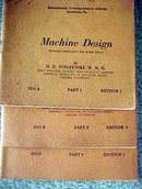 Machine Design 6 Vol International Correspondence 1933