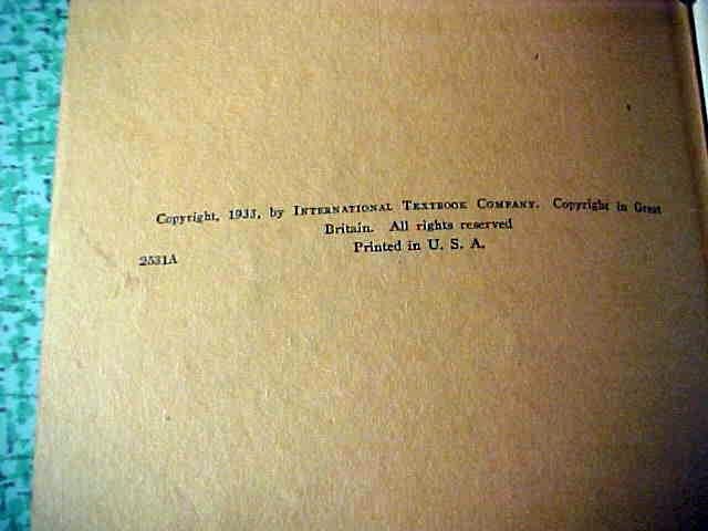 Machine Design 6 Vol International Correspondence 1933