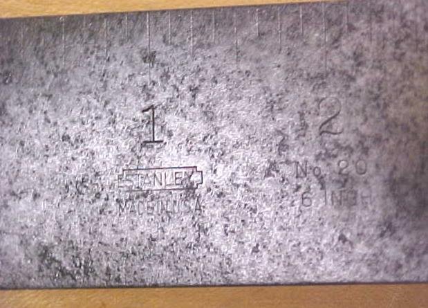 Stanley No. 20 Try Square 6 inch