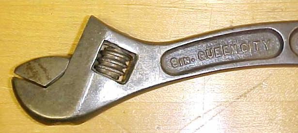 BergmanTool Mfg. Co. S-Handle Adjustable Wrench 8 Inch
