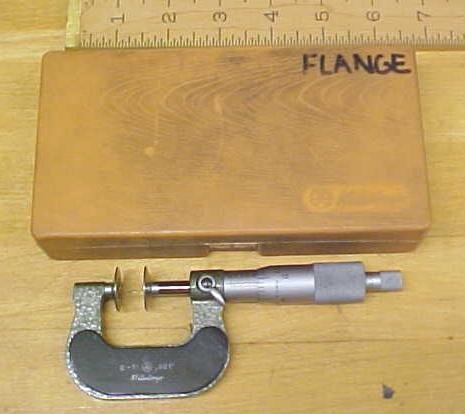 Mitutoyo Flange or Disc Micrometer 0-1