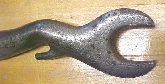 Double Open End Wrench 3-D Implement Rare Antique