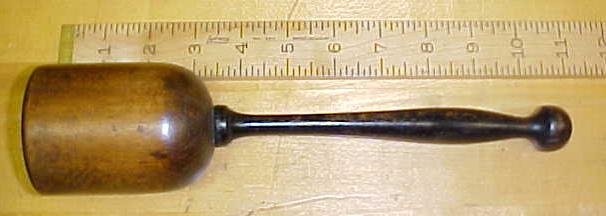 Fancy Turned Carving Mallet Masher Shaped 1/2 Pound