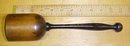 Fancy Turned Carving Mallet Masher Shaped 1/2 Pound