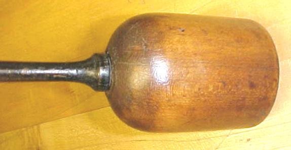 Fancy Turned Carving Mallet Masher Shaped 1/2 Pound