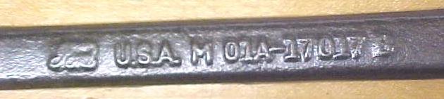 Ford 10 inch Combination Box Wrench M 01A-17017 B