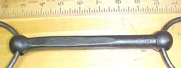 Horse Bridle Bit Iron Solid Snaffle Heavy Duty