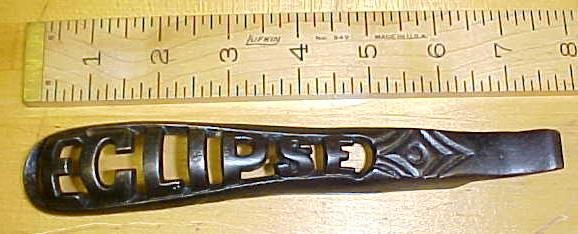 Eclipse Cut Out Lettering Stove Lid Lifter Cast Iron