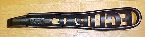 Eclipse Cut Out Lettering Stove Lid Lifter Cast Iron