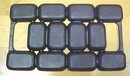 Cast Iron Bread Roll Gem Pan 12 Rectangular Cups