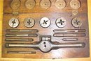 Wiley & Russell Tap & Die Stock Set w/Case Small Sizes!