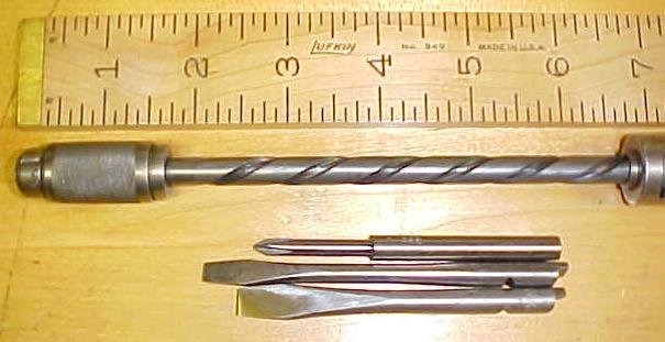 North Bros. Yankee Spiral Ratchet Screwdriver No. 20-2 Rare!