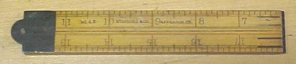 Stephens & Co. No. 42 Boxwood Folding Rule 2 foot 4 fold