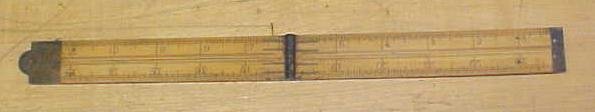 Stephens & Co. No. 42 Boxwood Folding Rule 2 foot 4 fold
