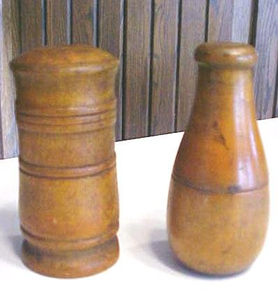 Treenware Boxes 2 Pc Miniatures Nice Patina