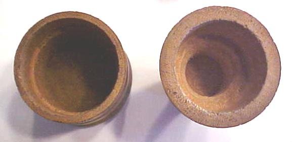 Treenware Boxes 2 Pc Miniatures Nice Patina