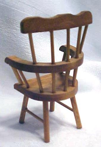 Doll House Windsor Chair & Table Wood