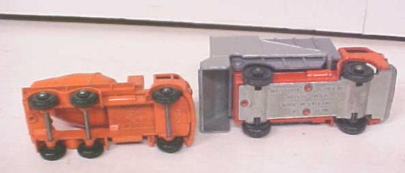 Matchbox No. 7 & 26 Refuse Truck & Cement Mixer