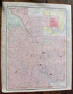 Antique Map Maryland Delaware & Baltimore 1901
