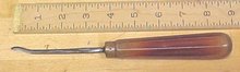 Herring Bros. Bent Front Parting Carving Chisel 1/4 inch