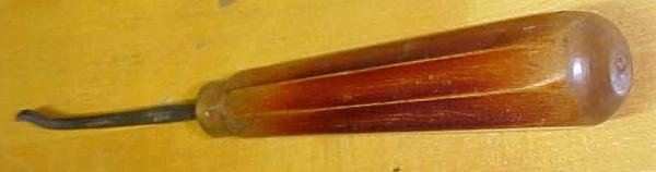 Herring Bros. Bent Front Parting Carving Chisel 1/4 inch