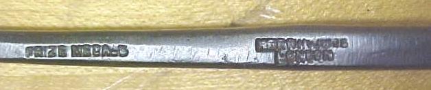 Herring Bros. Bent Front Parting Carving Chisel 1/4 inch