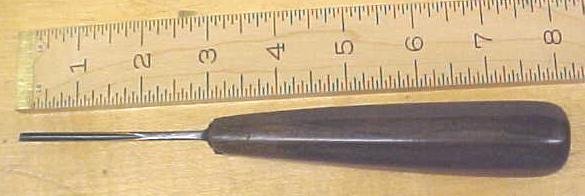 S. J. Addis Bent Front Gouge Carving Chisel 1/4 inch
