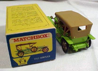 Matchbox 1912 Simplex No. Y-9 MIB