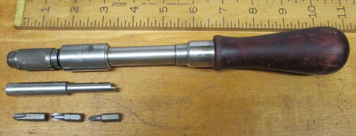 North Brothers Yankee No. 20-3 Spiral Ratchet Screwdriver