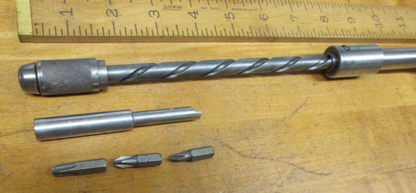 North Brothers Yankee No. 20-3 Spiral Ratchet Screwdriver