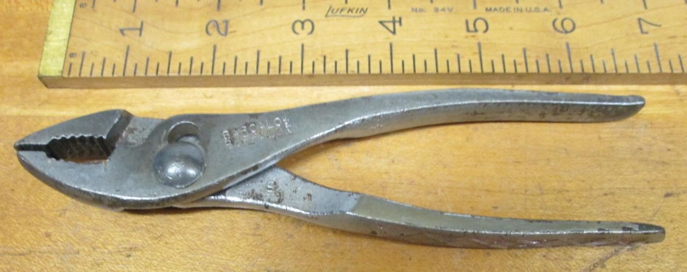 Barcalo Slip Joint Pliers Antique 6 inch