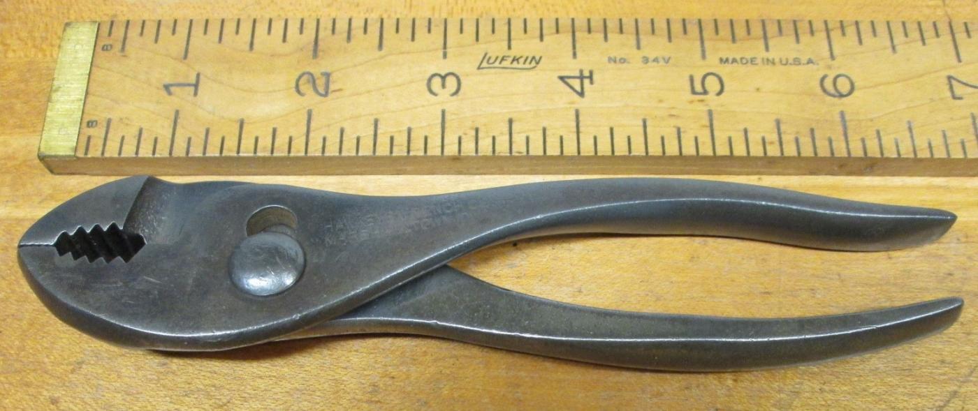 Hawkeye Wrench Co. Slip Joint Pliers Antique 6 inch