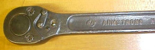 Armstrong 3/8 inch Socket Ratchet Wrench