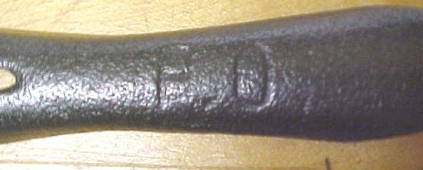 P.O. Antique Cast Iron Stove Lid Lifter Double Ended