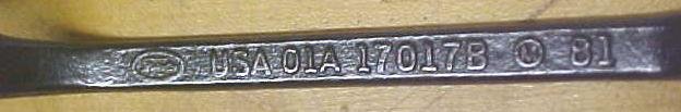 Ford 10 inch Combination Box Wrench M 01A-17017B