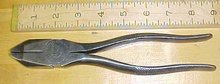 Utica No. 1950 Heavy Linemen's Cutter Pliers 8 inch