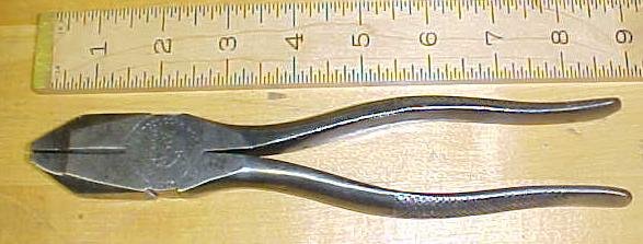 Utica No. 1950 Heavy Linemen's Cutter Pliers 8 inch