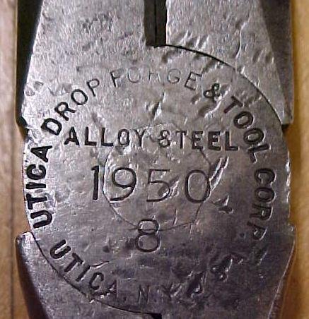 Utica No. 1950 Heavy Linemen's Cutter Pliers 8 inch