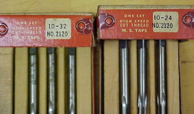 Vermont Taps Boxed Tap Set 10-32 & 10-24