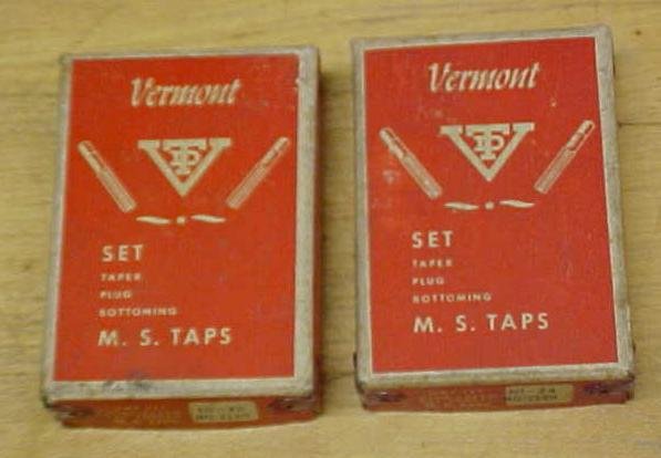 Vermont Taps Boxed Tap Set 10-32 & 10-24