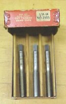 Vermont Taps Boxed Tap Set 7/16-14 Nice Vintage Set!
