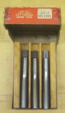 Vermont Taps Boxed Tap Set 1/2-13 Nice Vintage Set!