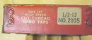 Vermont Taps Boxed Tap Set 1/2-13 Nice Vintage Set!