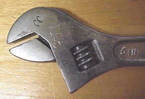 J.H. Williams 6 inch Adjustable Wrench Vintage