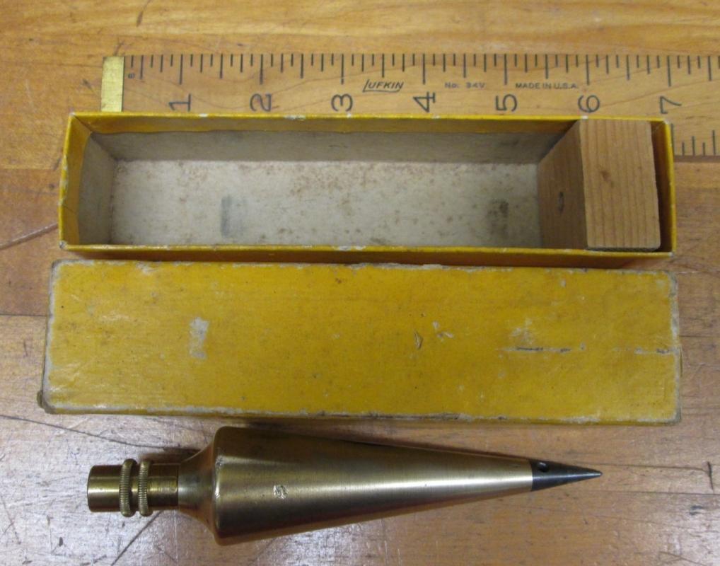 Dietzgen Plumb Bob 12 oz. Brass 5724S-12
