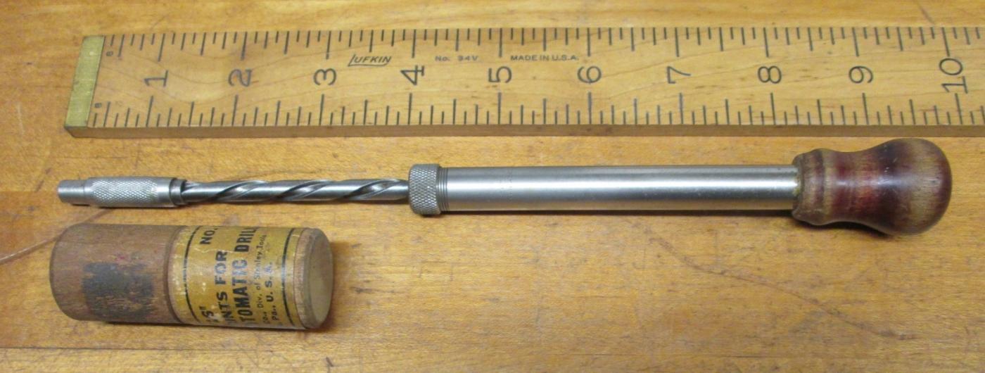 North Brothers Yankee No. 43 Push Drill w/8 Bits