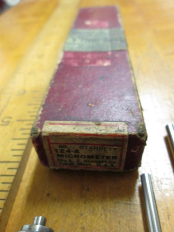 Starrett Inside Micrometer No. 124A Set + Box