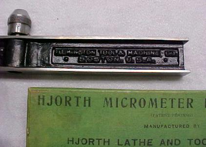 Hjorth Micrometer Depth Gauge in Box Rare!