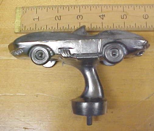 Corvette 1960's Trophy Ornament Paperweight Cast Metal