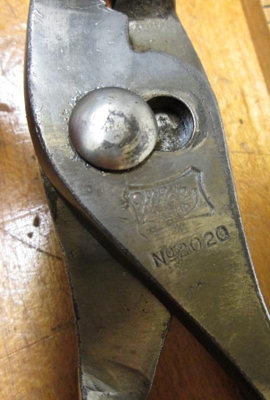 Wilde Pliers Bent Front Jaws 7 inch